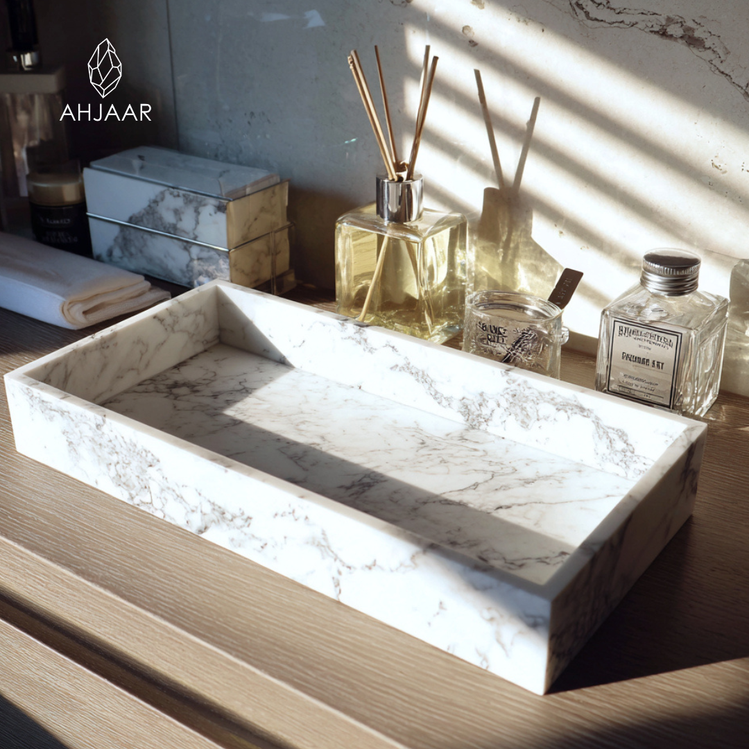 Verso Tray - Italian Carrara