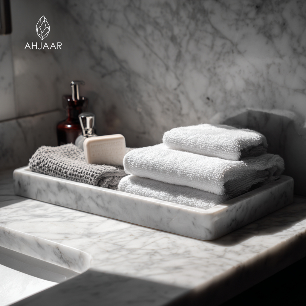 Verso Tray - Italian Carrara