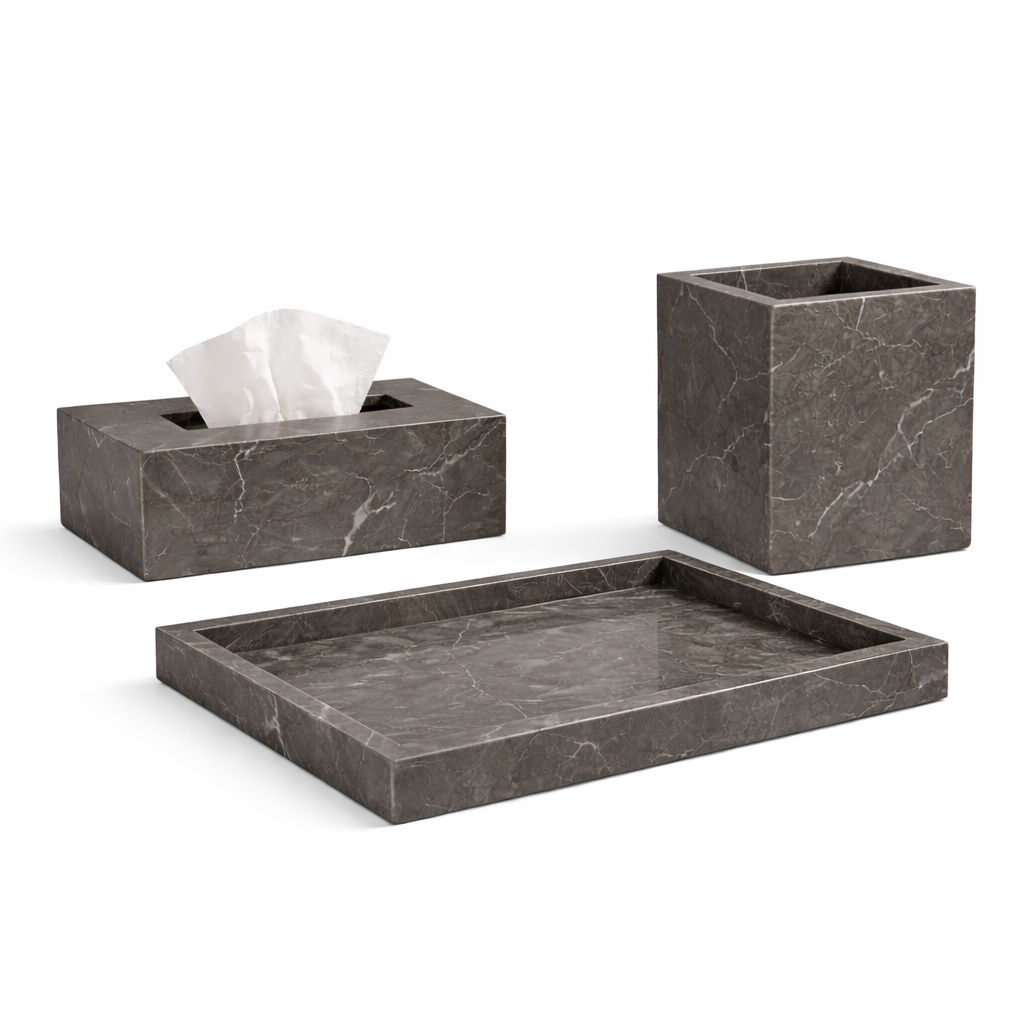 Marble Bathroom Set | Pietra Grey