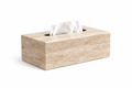 Tissue Box - Travertine