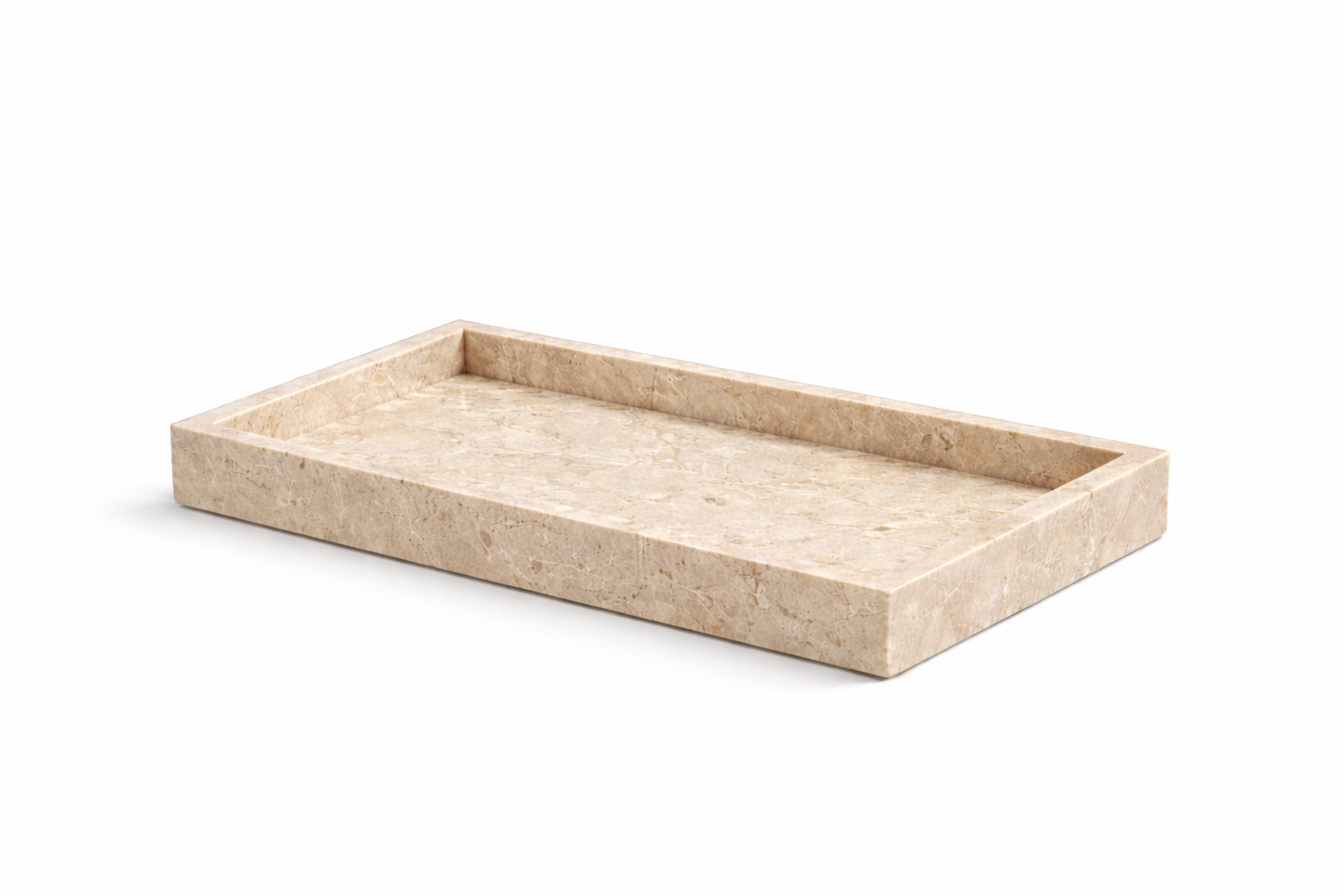 Linea Tray - Travertine