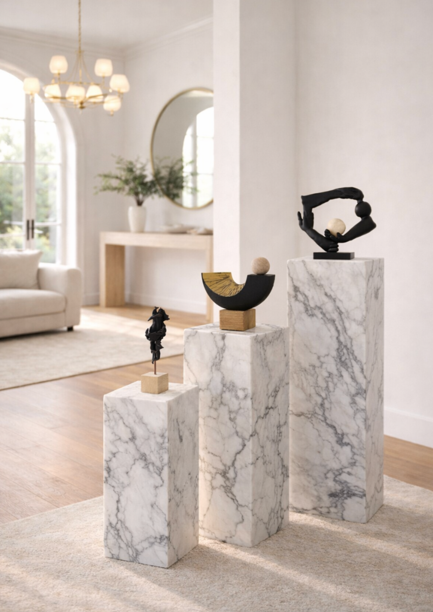 Pedestal Trio | Calcatta