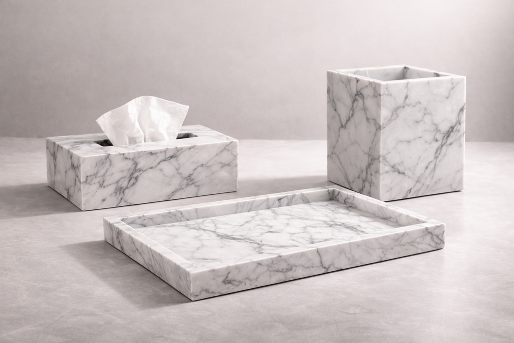 Marble Bathroom Set | Calcatta