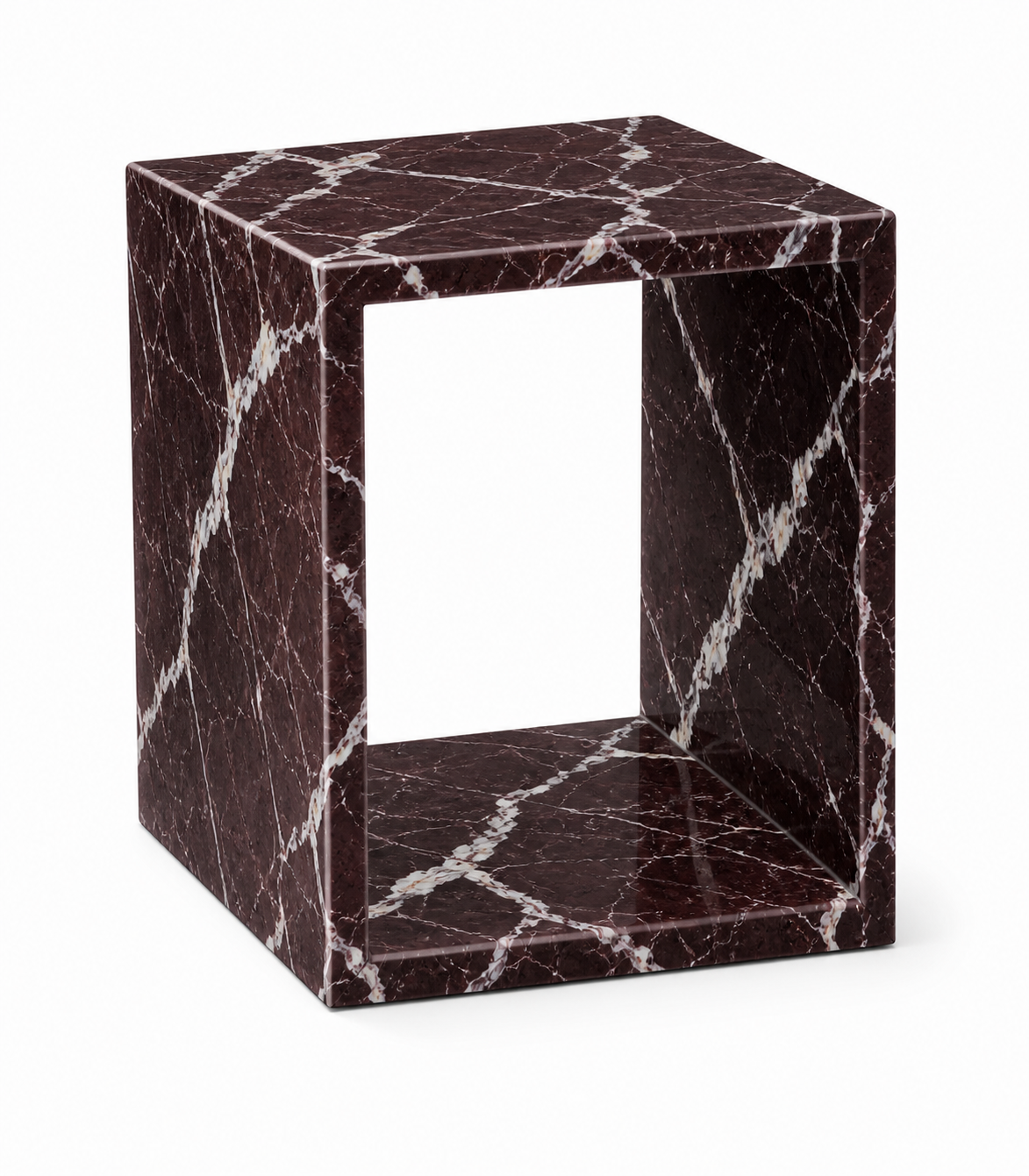 Quadris Side Table | Rosso