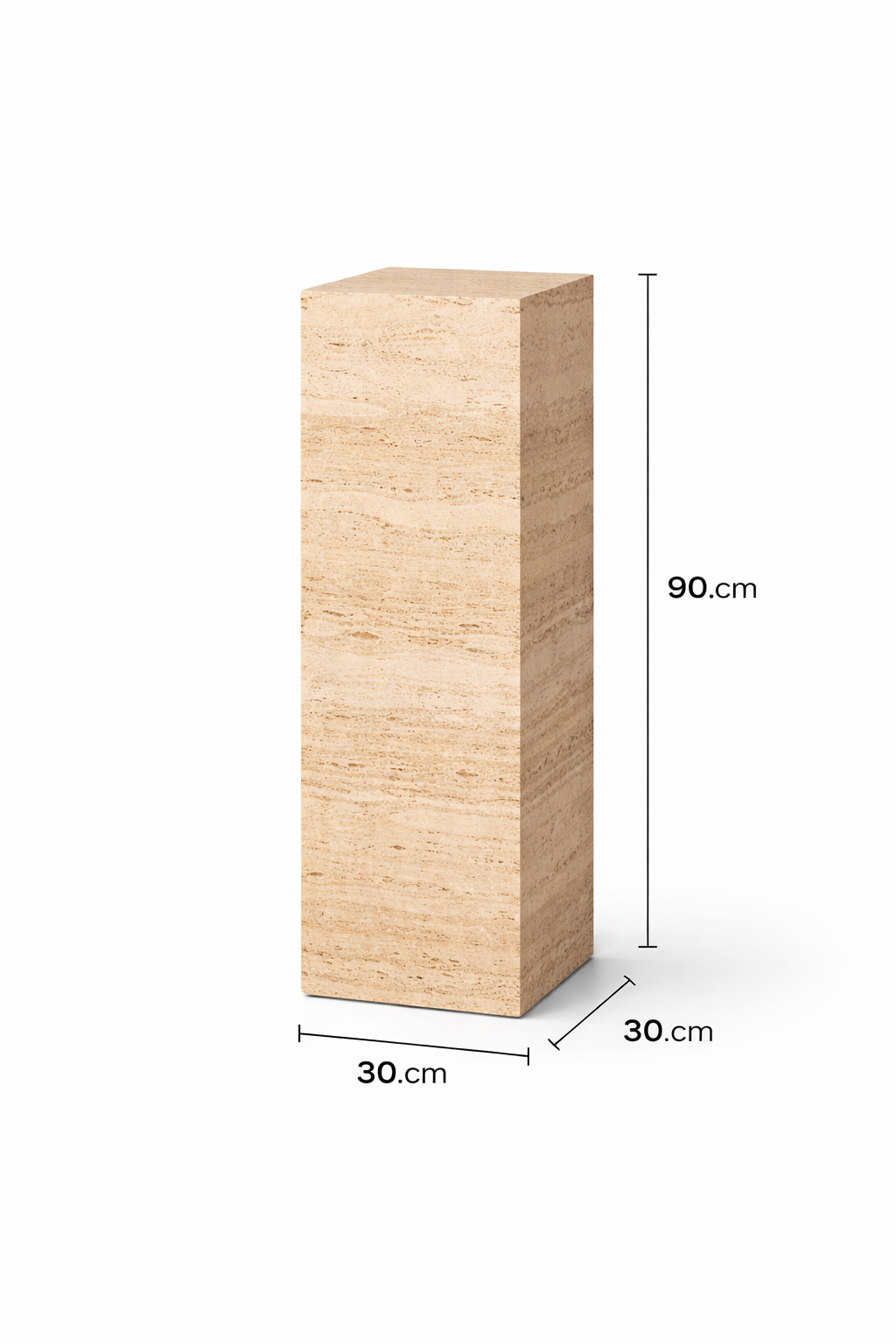 Pedestal | Travertine
