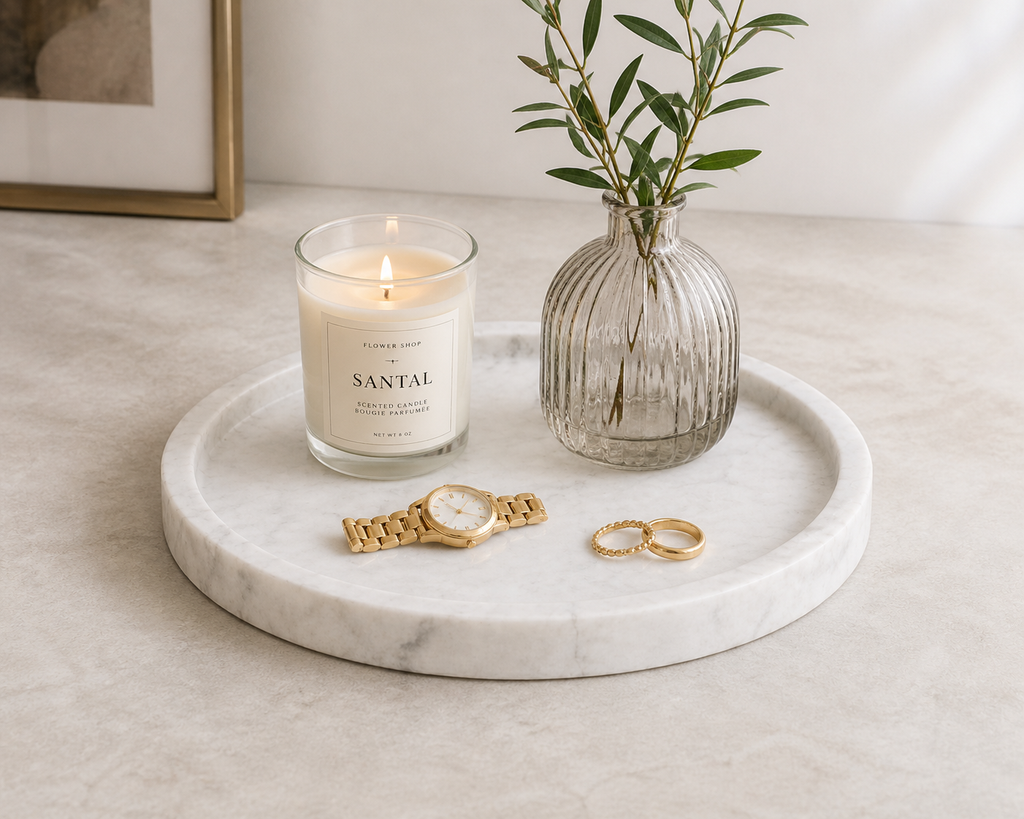 Round Tray | White
