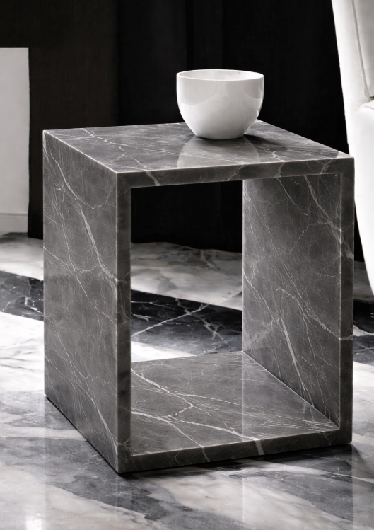Quadris Side Table - Pietra Grey