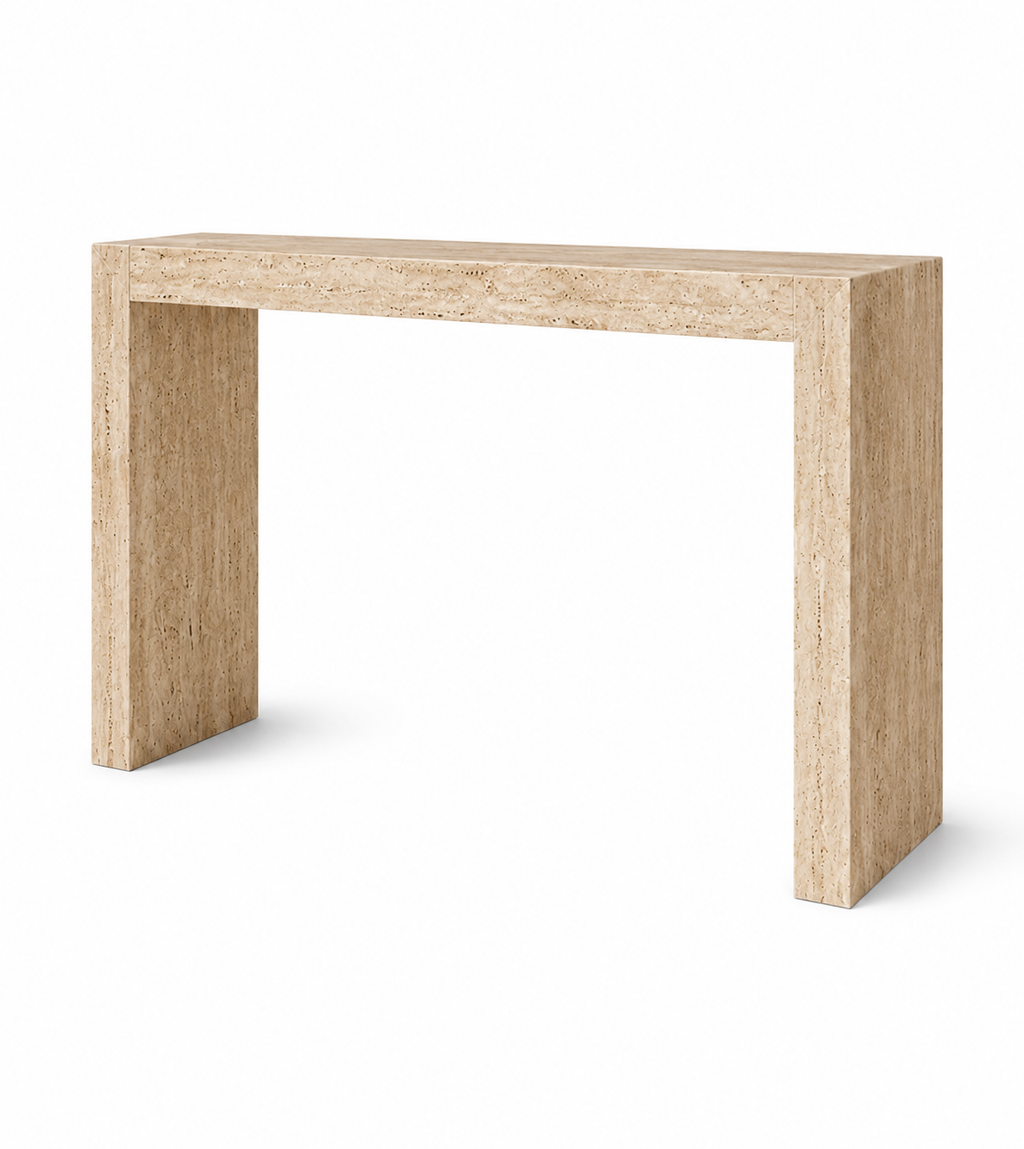 Linea Console Travertine