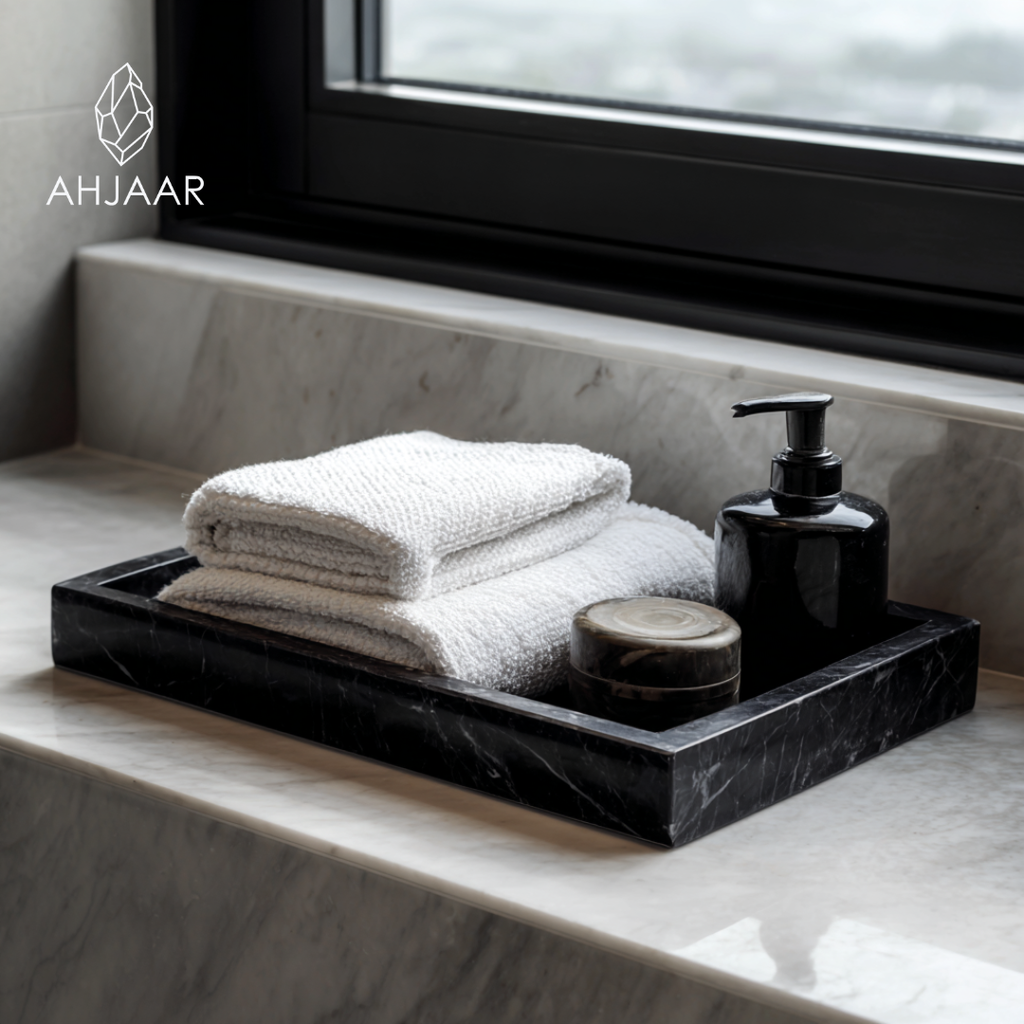 Verso Tray - Nero Marquina