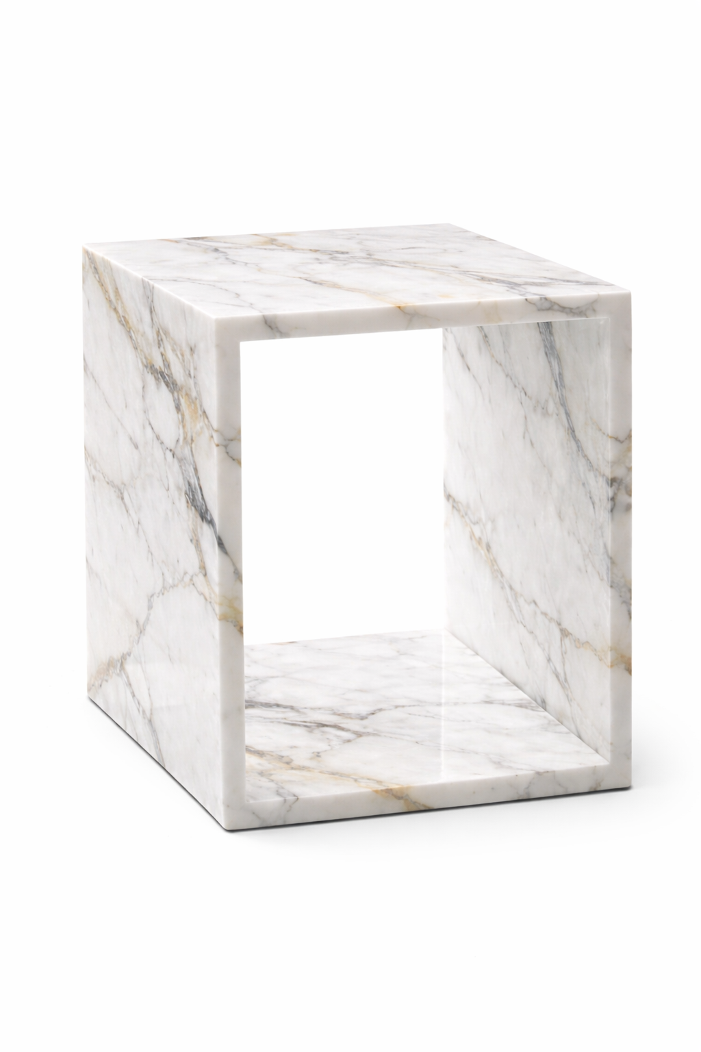 Quadris Side Table - Italian Calcatta