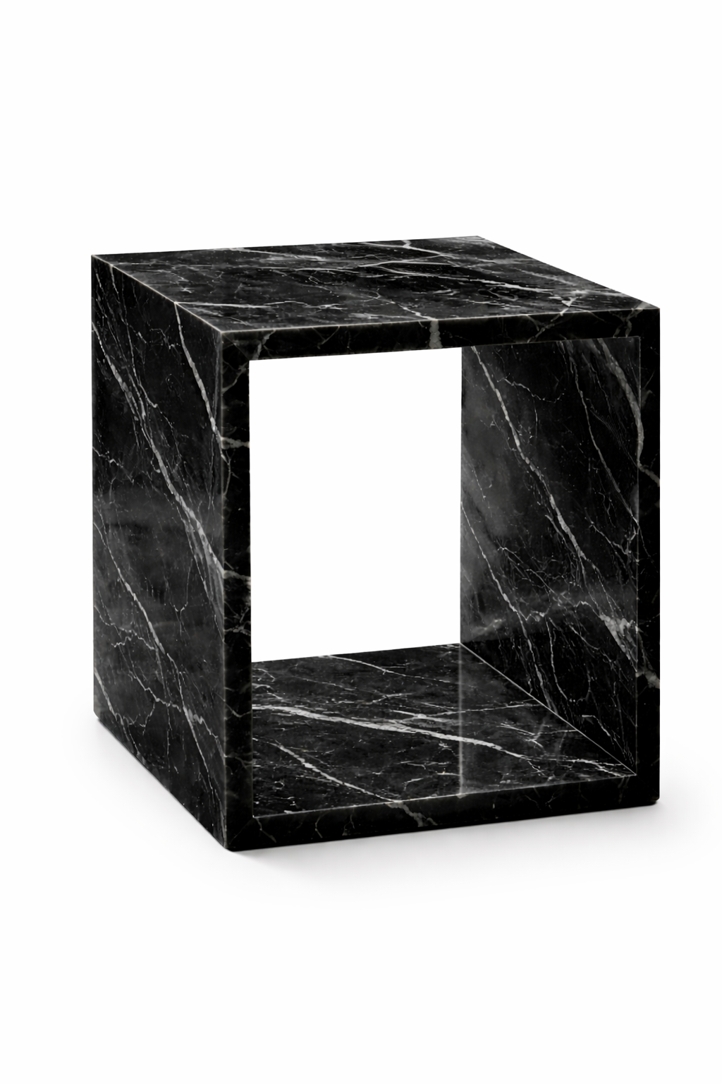 Quadris Side Table - Black Nero
